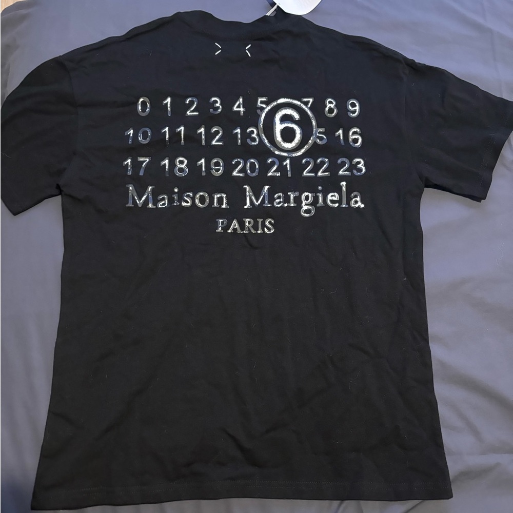 Maison Margiela Mm6 Black T-Shirt